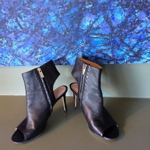 Gianvito Rossi Black Open Toe/Open Heel Booties
